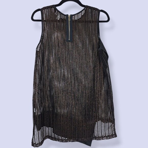 Inspired Style Copper Metallic Mesh Top - Picture 6 of 8